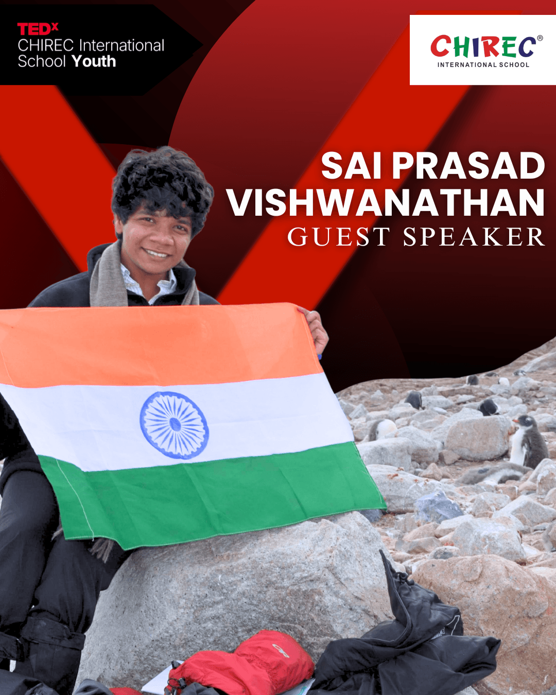 Sai, born with over 60% physical disability, overcame repeated rejections to excel as a gold medalist from CBIT, earn an MS in Computer Science from the University of Wisconsin, and an MBA from ISB. Now a Deloitte consultant, he became the first Asian with a disability to set foot on Antarctica and the first physically challenged Indian to skydive from 14,000 ft, also featuring on Satyamev Jayate. A recipient of the Helen Keller Role Model Award and ISB Torch Bearer Award, Sai co-founded Sahasra, impacting 15,000+ students, and has worked to promote employment for the physically challenged in India.